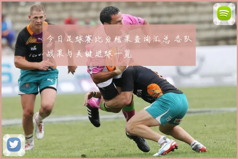 今日足球赛比分结果查询汇总 各队战果与关键进球一览